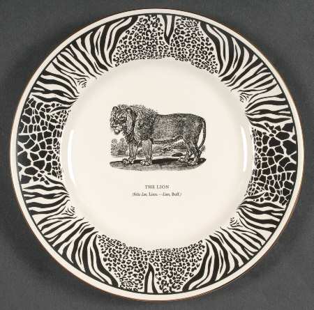 Bewick's Beastes Salad Plate