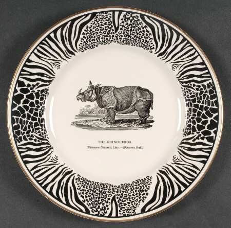 Bewick's Beastes Salad Plate