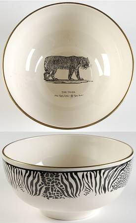 Bewick's Beastes 9" Salad Serving Bowl