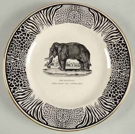 Bewick's Beastes 12" Chop Plate (Round Platter)