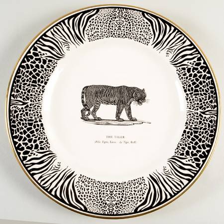 Bewick's Beastes 12" Chop Plate (Round Platter)