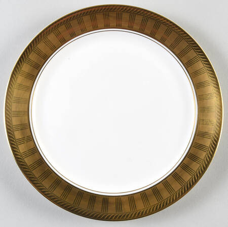 High Point Gold Accent Salad Plate by Pickard