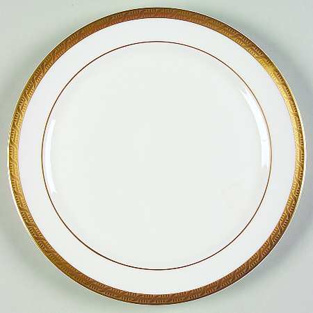 High Point Gold Salad Plate