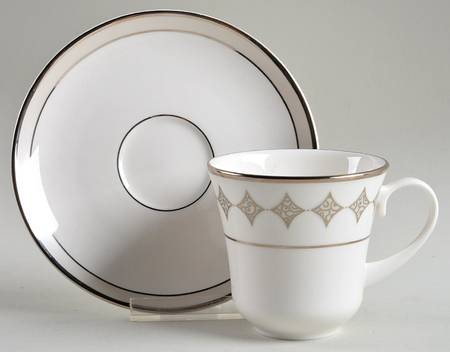Flat Cup & Saucer Set