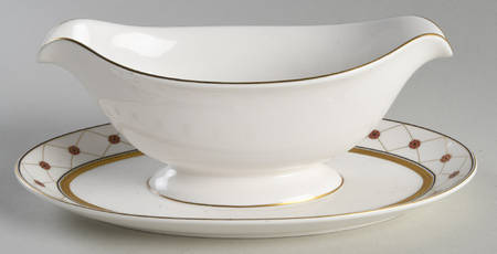 Katarina Gravy Boat with Attached Underplate
