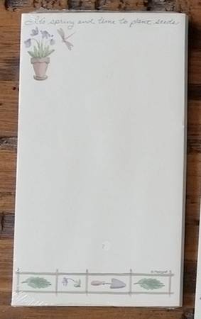 Flower Garden Magnetic Notepad