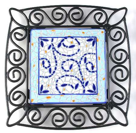 Monaco Metal Frame Square Trivet