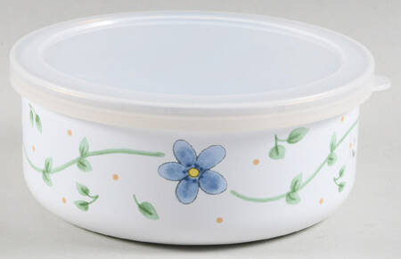 Melissa 6" Metal Bowl W/Plastic Lid