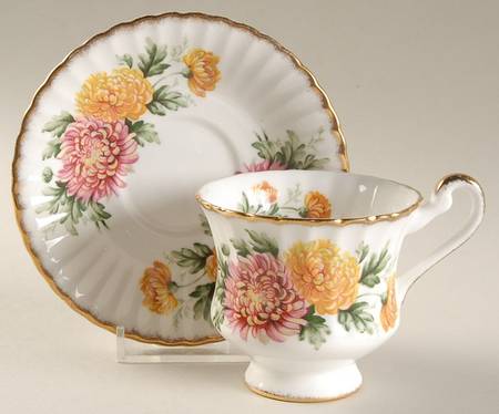 F54D Footed Demitasse Cup & Saucer Set