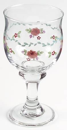 Rose Garden 14 Oz Glassware Iced Tea