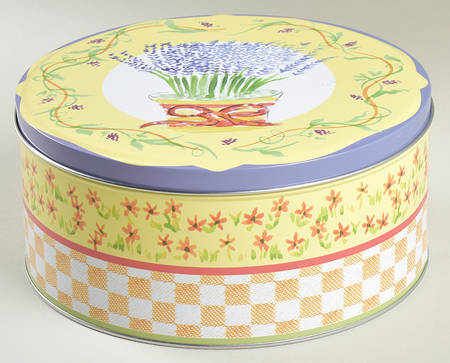 Pistoulet Round Storage Tin with Lid Medium