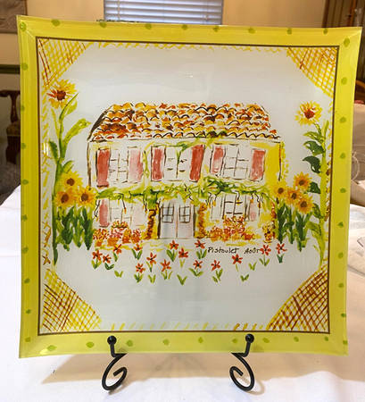 Pistoulet 12" Square Glassware Tray