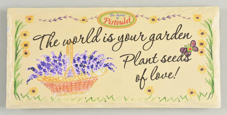 Pistoulet Rectangular Decorative Sign