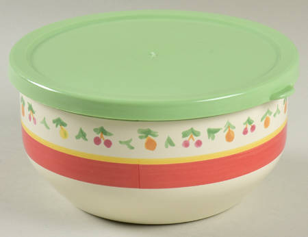 Pistoulet 5" Metal Bowl W/Plastic Lid