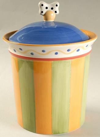 Pistoulet Dog Treats Holder/Jar & Lid