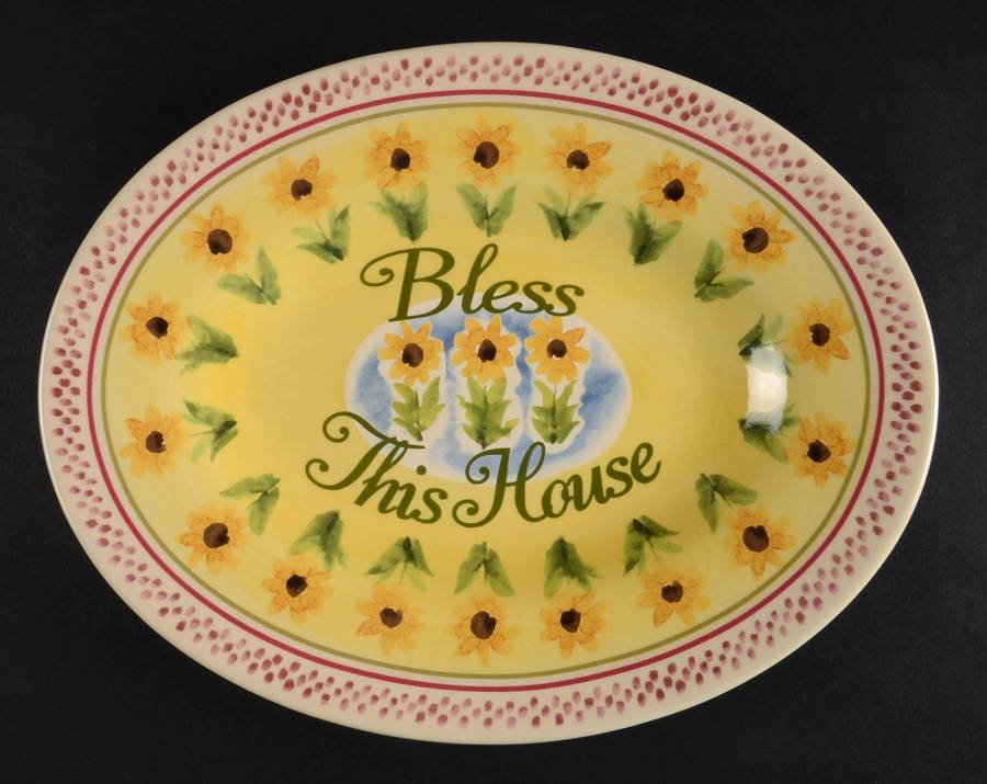 Pistoulet 10" Bless This House Plate