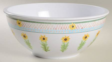 Pistoulet 10" Large Melamine Salad Serving Bowl