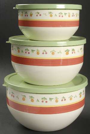 Pistoulet (3 Piece) Metal Bowl Set with Lid