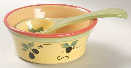 Pistoulet Dip/Salsa Crock & Ladle