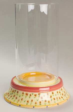 Pistoulet Hurricane Lamp/Centerpiece & Globe