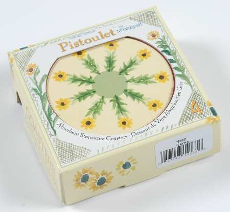 Pistoulet Stone/Thirsty Coaster - Set of 4
