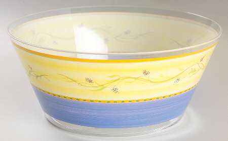 Pistoulet 10" Plastic Salad Serving Bowl