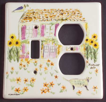 Pistoulet Combination Switchplate-Outlet Cover