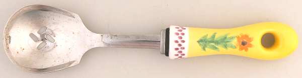 Pistoulet Slotted Serving Spoon with Stainless Bowl