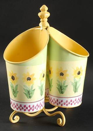 Pistoulet Metal Flatware Caddy