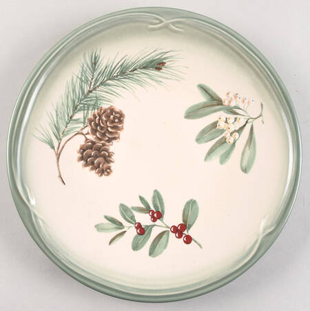 Winterwood (Canvas Tan) 9" Round Buffet Plate