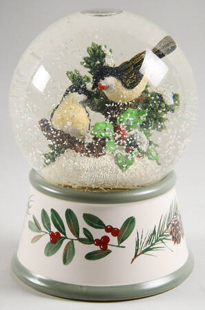Winterwood (Canvas Tan) Musical Water Globe