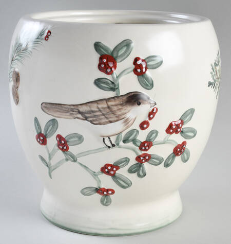 Winterwood (Canvas Tan) Cookie Jar No Lid