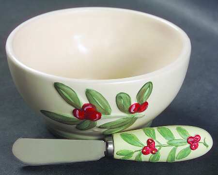 Winterwood (Canvas Tan) Dip Bowl & Spreader Set
