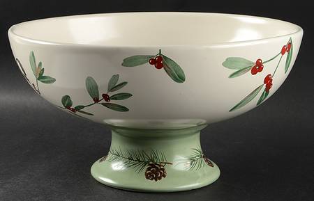 Winterwood (Canvas Tan) Pedestal Bowl