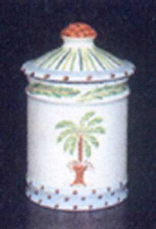 Palmetto Small Canister & Lid