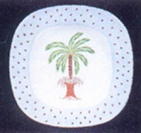 Palmetto 11'' Square Dish