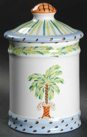 Palmetto Medium Canister & Lid