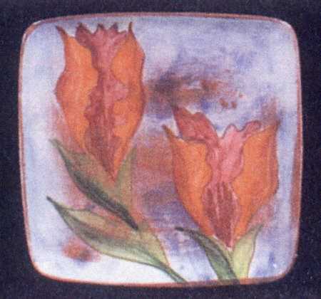Graffiti Flower Dinner Plate