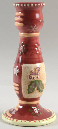 Holiday Spice 9" Tall Candlestick