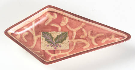 Holiday Spice Individual 5 Section Star Shaped Dish