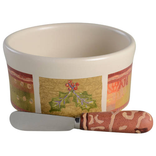 Holiday Spice Dip Bowl & Spreader Set