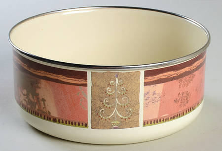 Holiday Spice 7" Metal Bowl