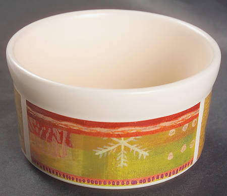 Holiday Spice Dip Bowl (for Dip and Spreader)