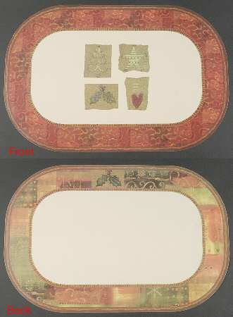 Holiday Spice Reversible Vinyl Placemat