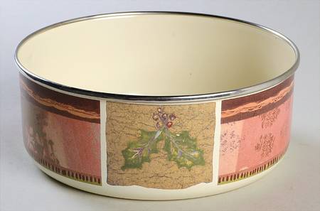 Holiday Spice 6" Metal Bowl