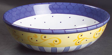 Mermaid 10" Round Vegetable Bowl