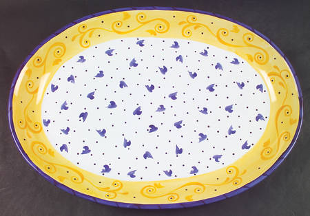 Mermaid 19" Oval Serving Platter