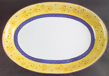 Mermaid 16" Oval Serving Platter
