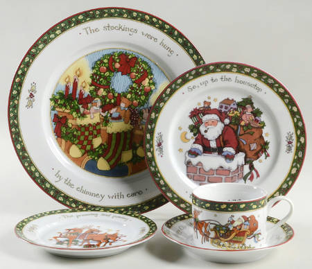 Christmas Story 5 Piece Place Setting