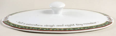 Christmas Story Lid for 1.5 Quart Oval Covered Casserole